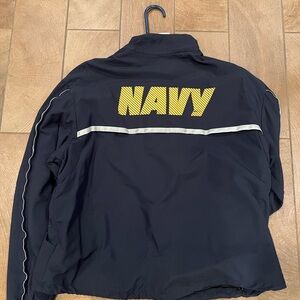 US Navy PT Jacket with Yellow Lettering